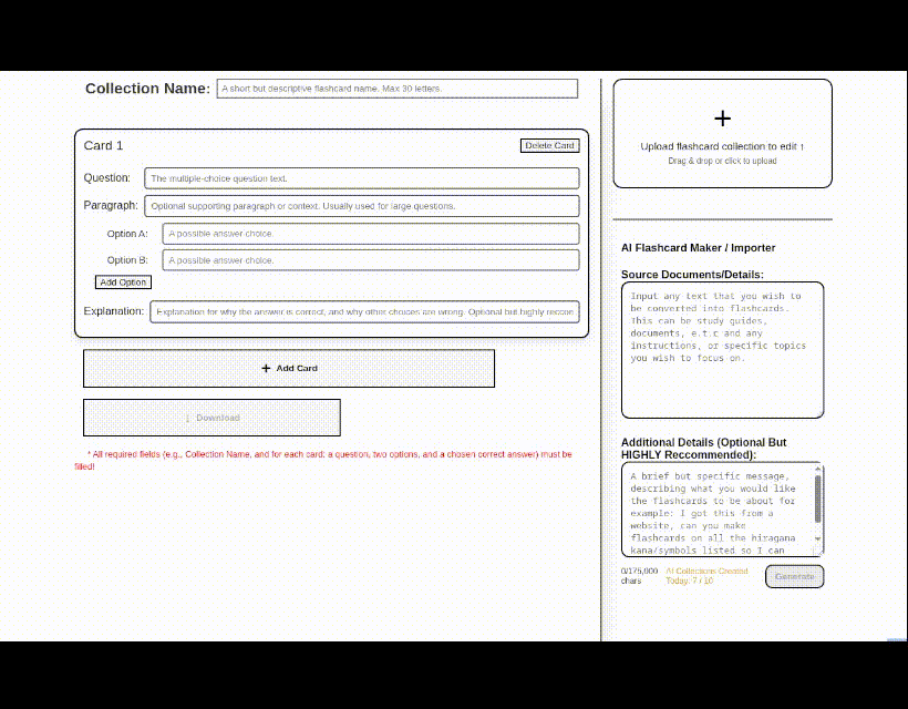 Screenshot placeholder showing the drag-and-drop upload interface
